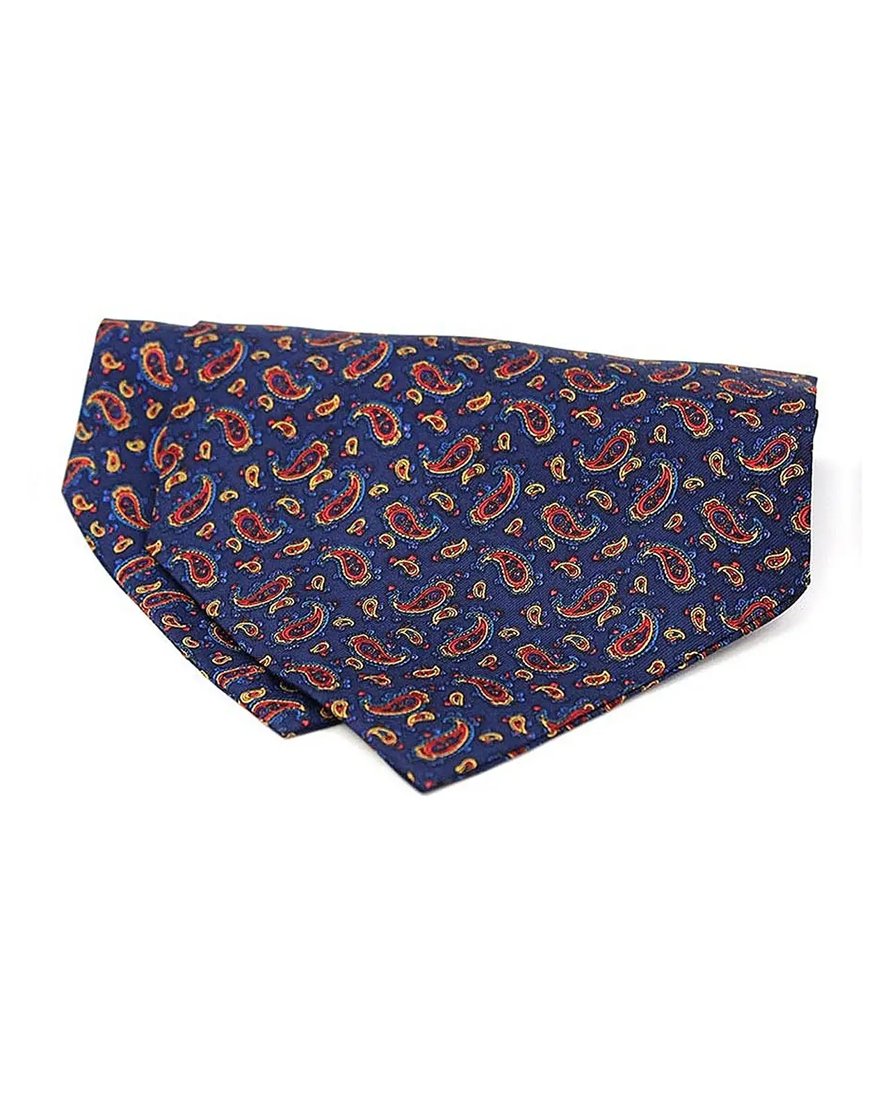 Paisley Cravats Soprano Ties Soprano Silk Twill Navy Paisley Cravat £31.00