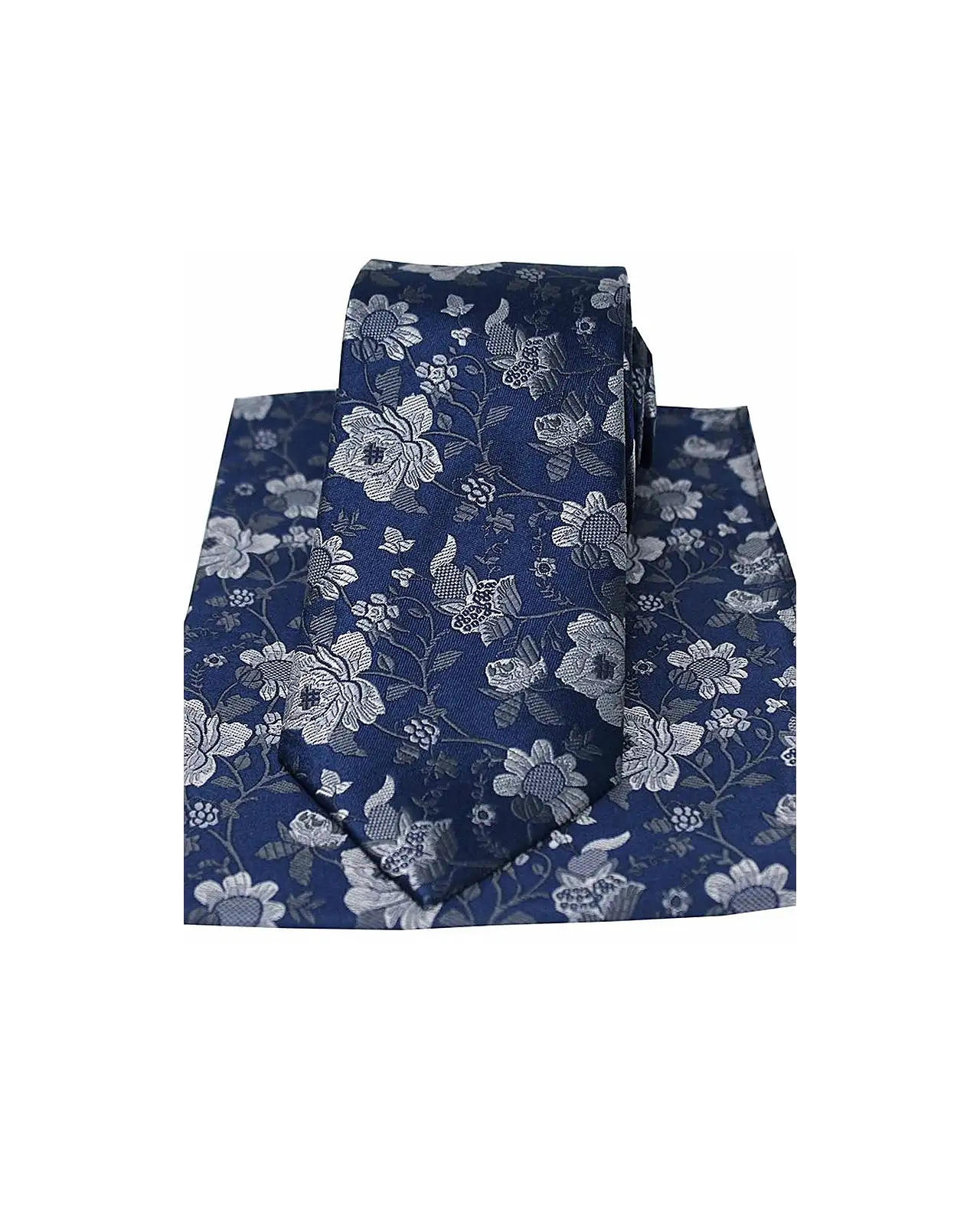 Silk Hankies Soprano Ties Soprano Navy Floral Silk Tie And Pocket Square £34.00