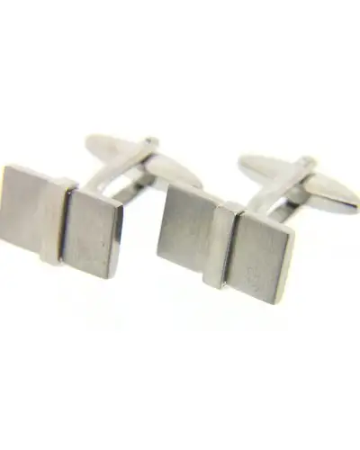 Cufflinks Soprano Ties Soprano Silver Coloured Rectangular Cufflinks With Swivel Fitting £15.00