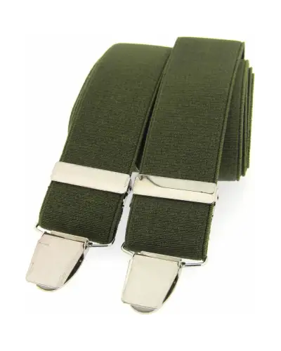 Braces Soprano Ties Soprano Olive 35Mm X Style Braces £23.00