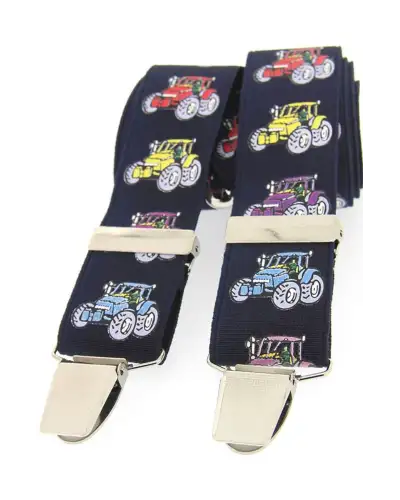 Braces Soprano Ties Soprano Multicoloured Tractors 35Mm X Style Braces £23.00