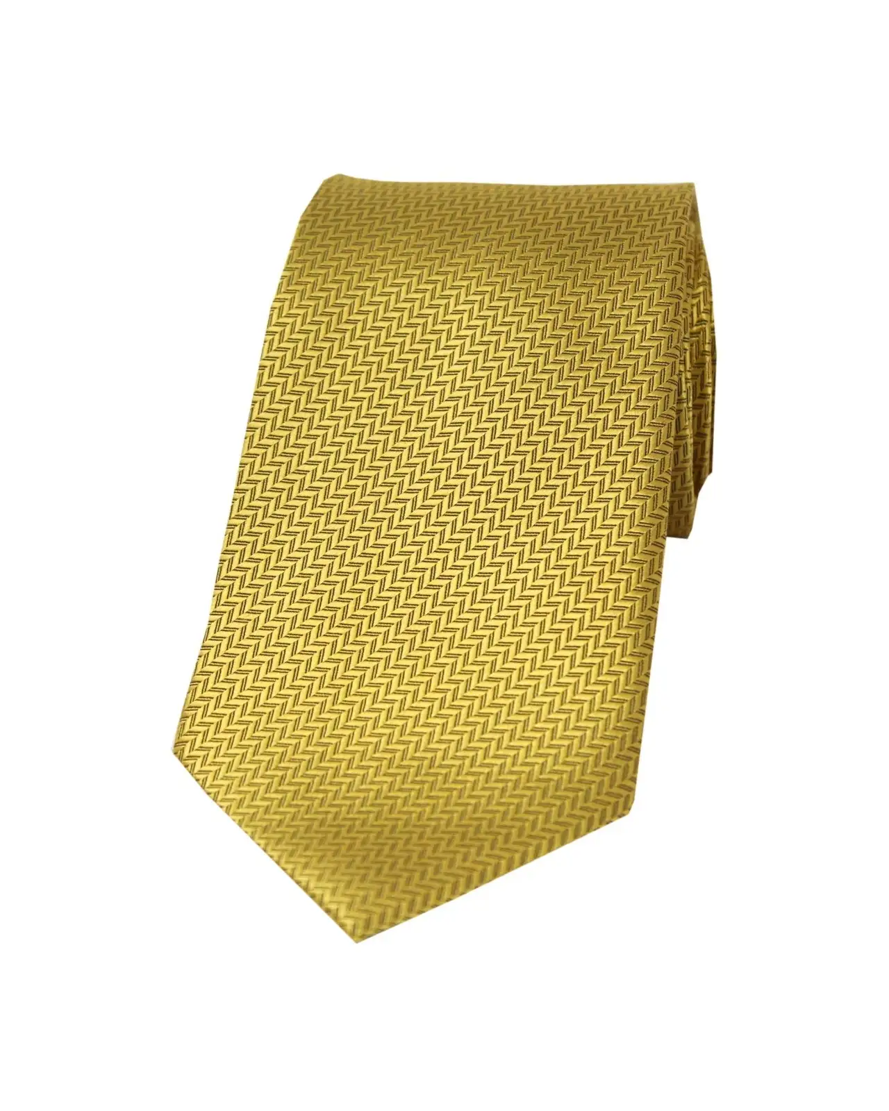 Silk Ties Soprano Ties Soprano Gold Herringbone Silk Tie £36.00