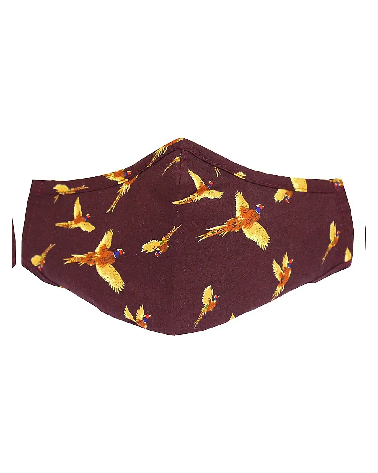 Face Masks Soprano Ties Wine Flying Pheasants Washable And Reusable 100pc Cotton Face Mask £5.00