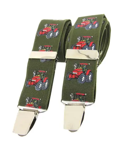Braces Soprano Ties Soprano Red Tractor Braces 35Mm X Style Braces £23.00