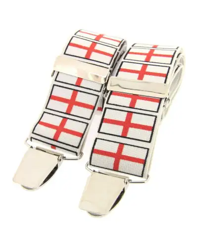 Braces Soprano Ties Soprano St George Flag 35Mm X Style Braces £23.00