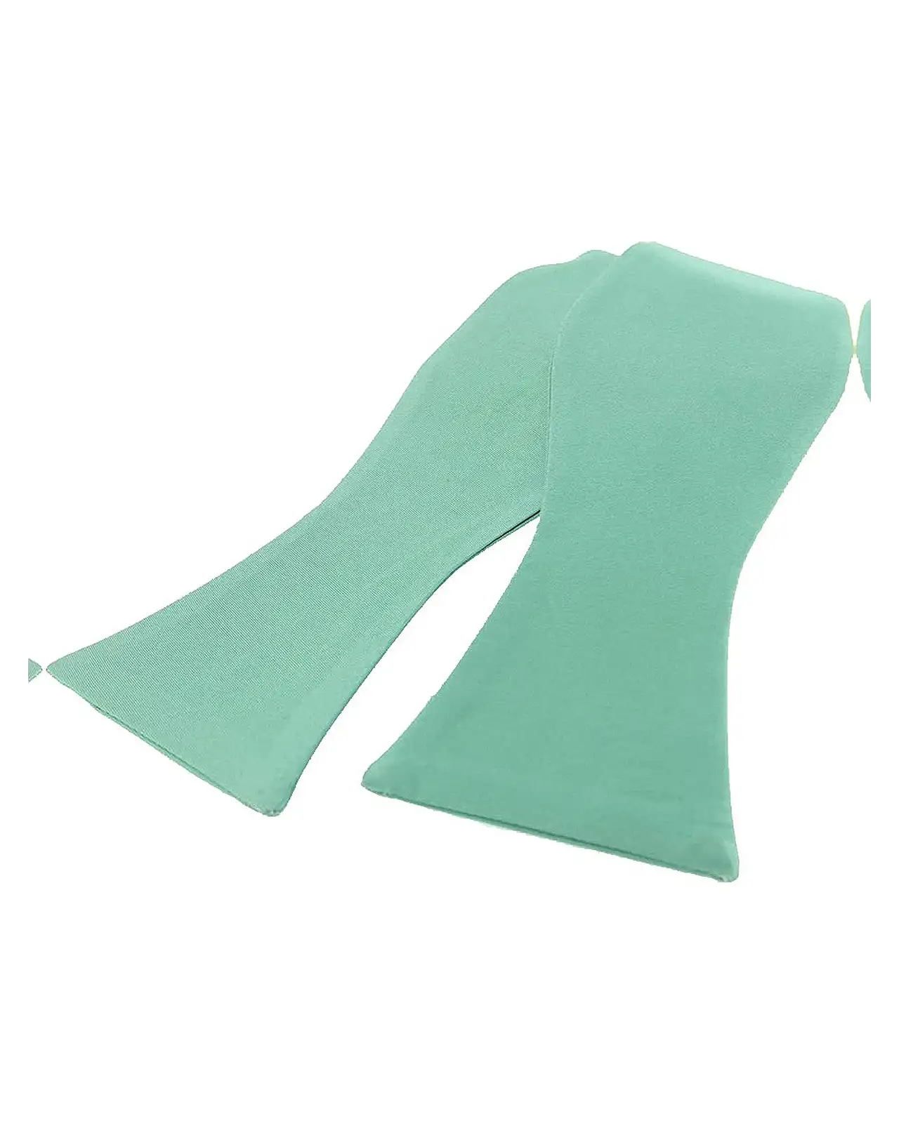 Self Tie Bow Ties Soprano Ties Soprano Satin Silk Mint Luxury Self Tied Bow Tie £9.00