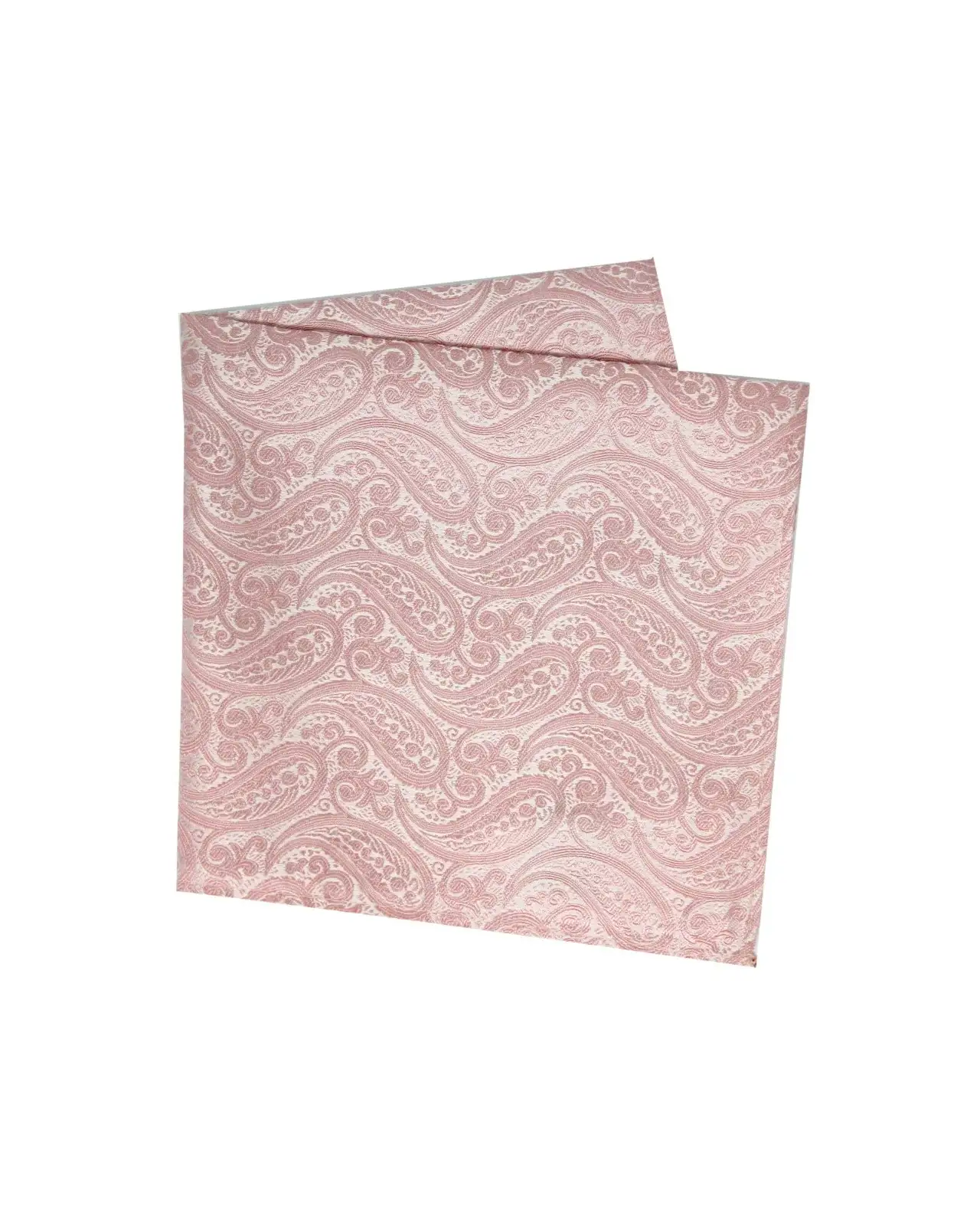 Silk Hankies Soprano Ties Soprano Pink Tonal Paisley Silk Pocket Hanky £15.00