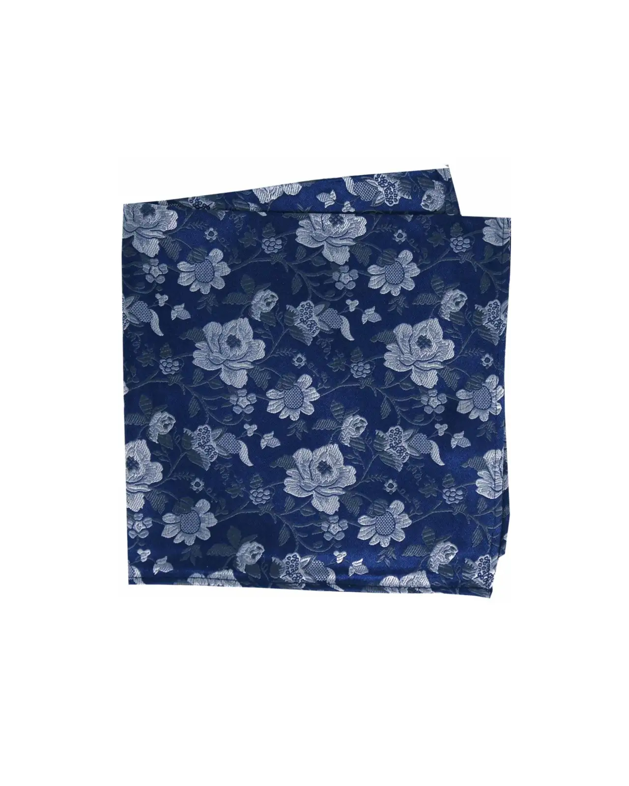 Pocket Square Soprano Ties Soprano Navy Floral Silk Pocket Square £15.00