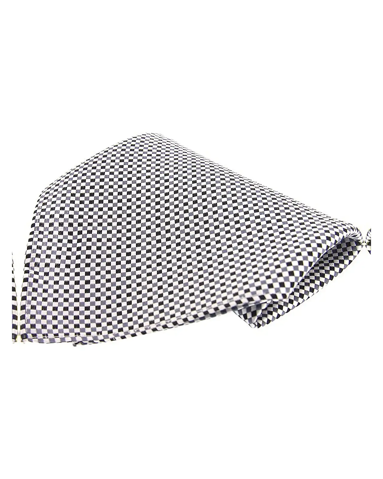 Pocket Square Soprano Ties Soprano Black And White Small Checks Mens Silk Pocket Square £9.00