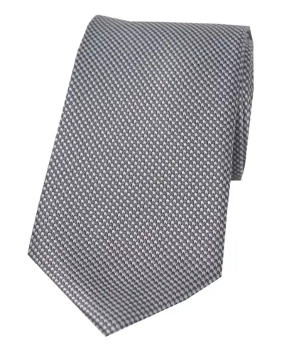 Silk Ties Soprano Ties Soprano Grey Textured Woven Silk Tie £24.00