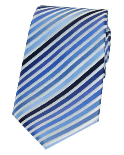 Silk Ties Soprano Ties Soprano Blue Shades Striped Silk Tie £24.00