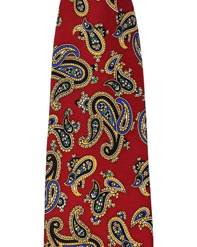 Paisley Ties Soprano Ties Soprano Vintage Paisley On Red Ground £21.00