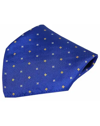 Pocket Square Soprano Ties Soprano Small Flowers Blue Silk Pocket Square £9.00