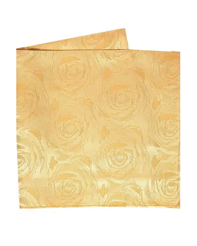 Pocket Square Soprano Ties Soprano Gold Rose Mens Silk Pocket Square £9.00