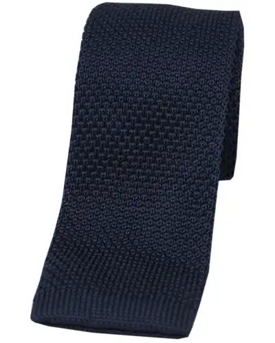 Knitted Ties Soprano Ties Soprano Navy Knitted Polyester Tie £23.00