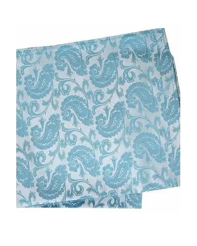 Soprano Sky Blue Paisley Silk Hanky | Soprano Ties ST HANK7223 Silk Hankie