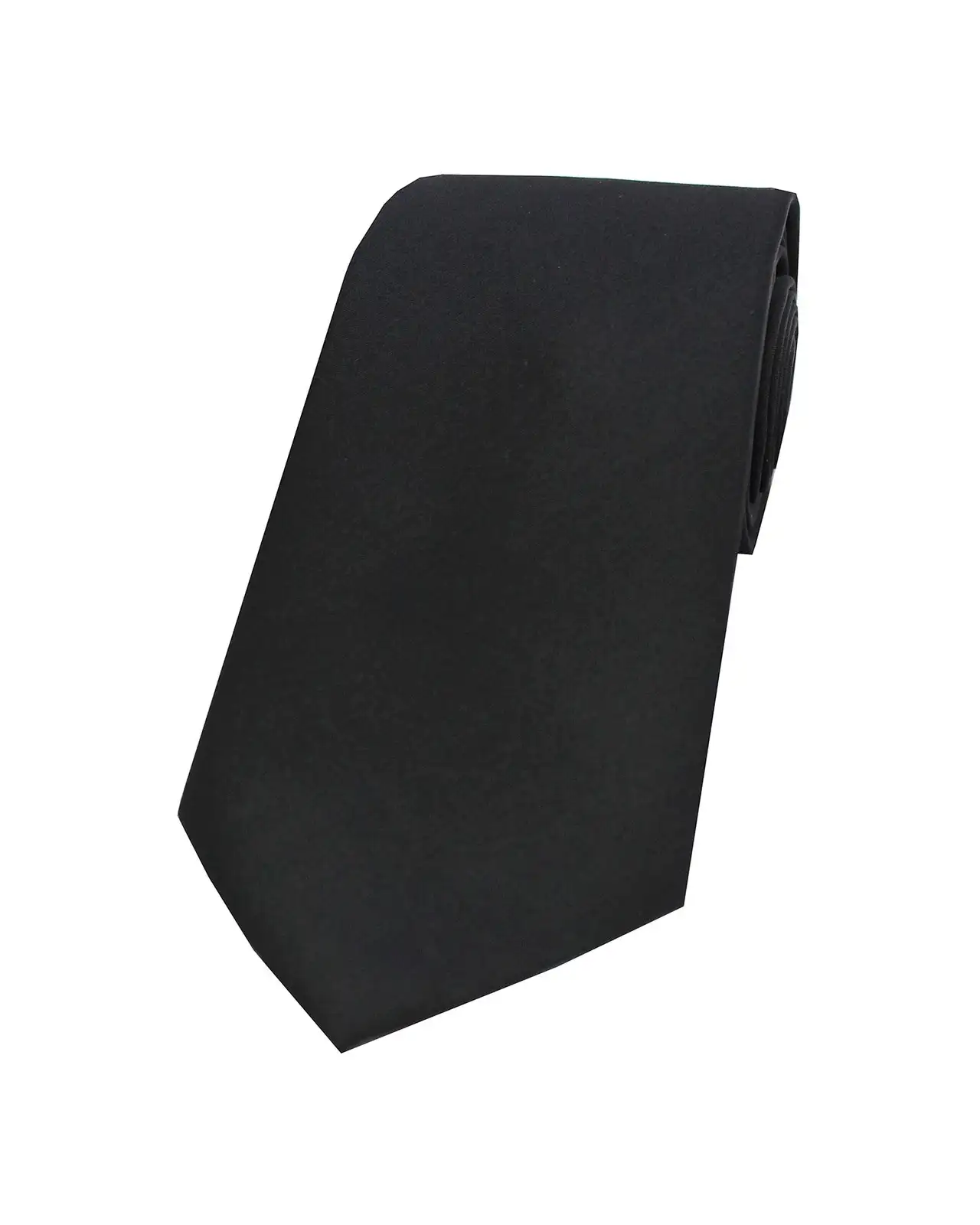 Silk Ties Soprano Ties Soprano Satin Black Silk Tie £24.00
