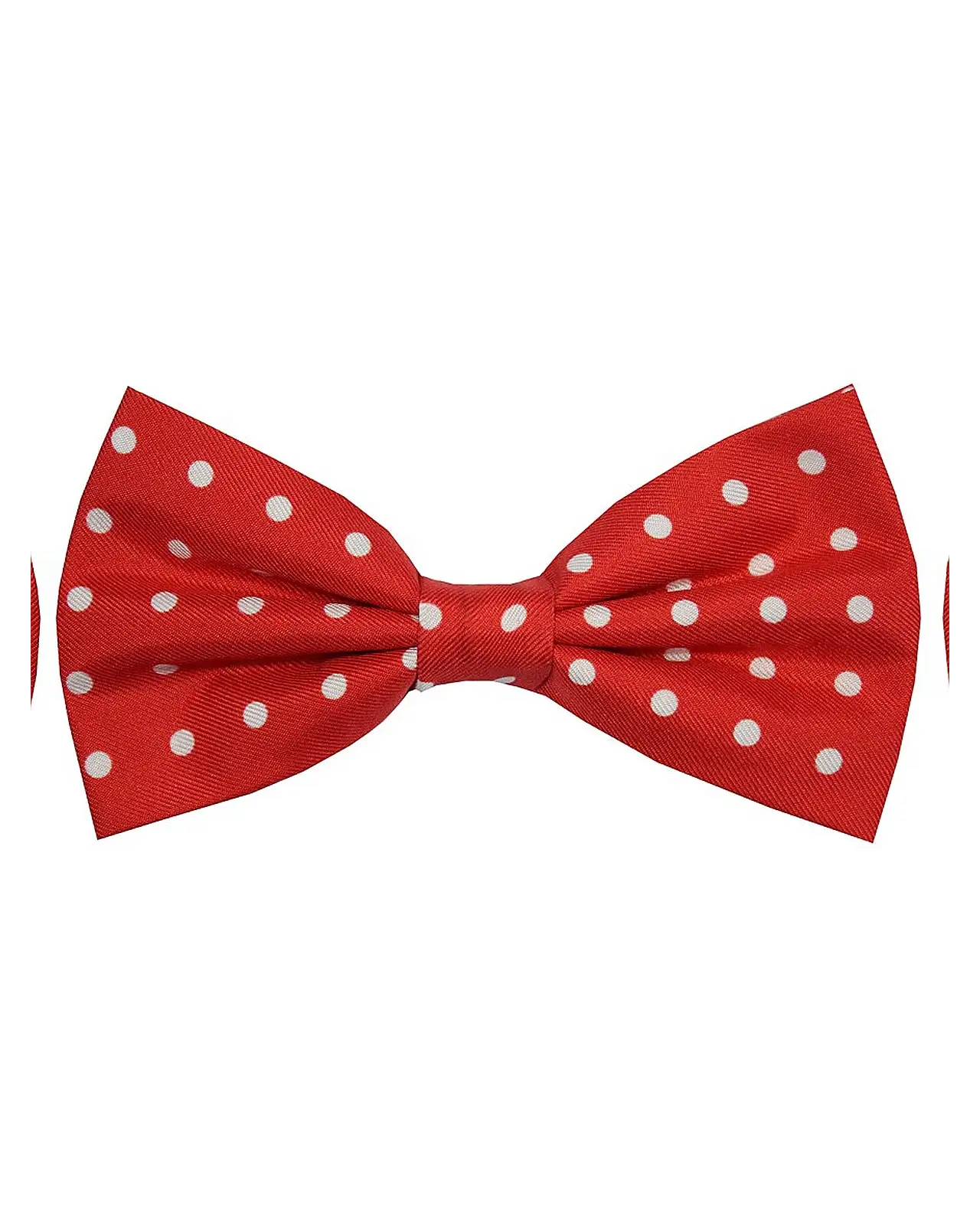 Pre-Tied Bow Ties Soprano Ties Soprano Red And White Polka Dot Silk Pre Tied Bow Tie £9.00