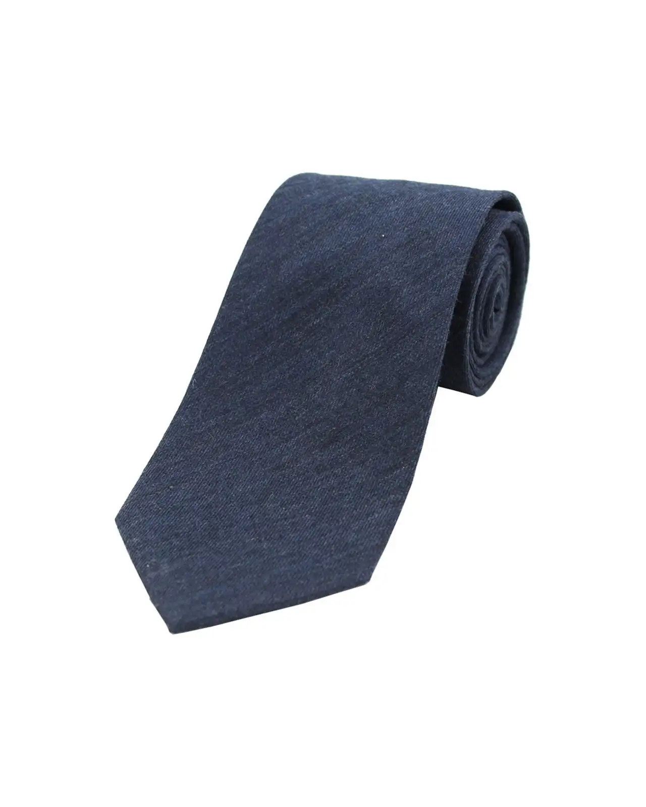 Wool Ties Soprano Ties Soprano Plain Navy Wool Rich Tie £21.00
