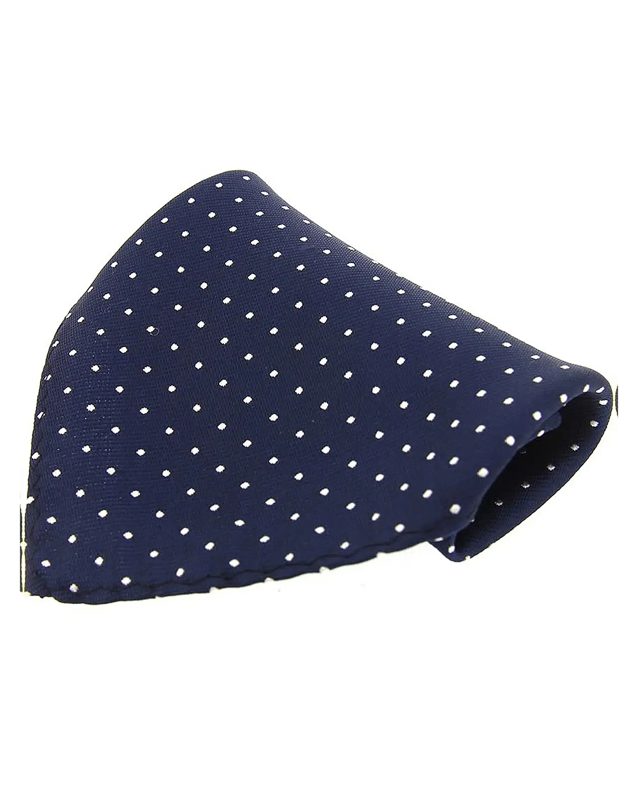 Pocket Square Soprano Ties Soprano Navy And White Pin Dots Mens Silk Pocket Square £9.00