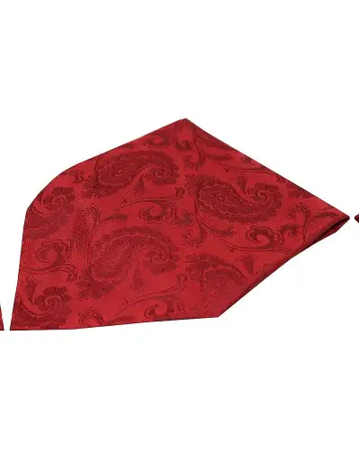 Pocket Square Soprano Ties Soprano Red Paisley Mens Silk Pocket Square £9.00