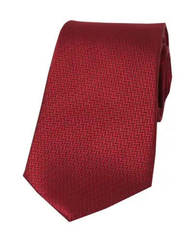 Silk Ties Soprano Ties Soprano Burgundy Herringbone Woven Silk Tie £24.00
