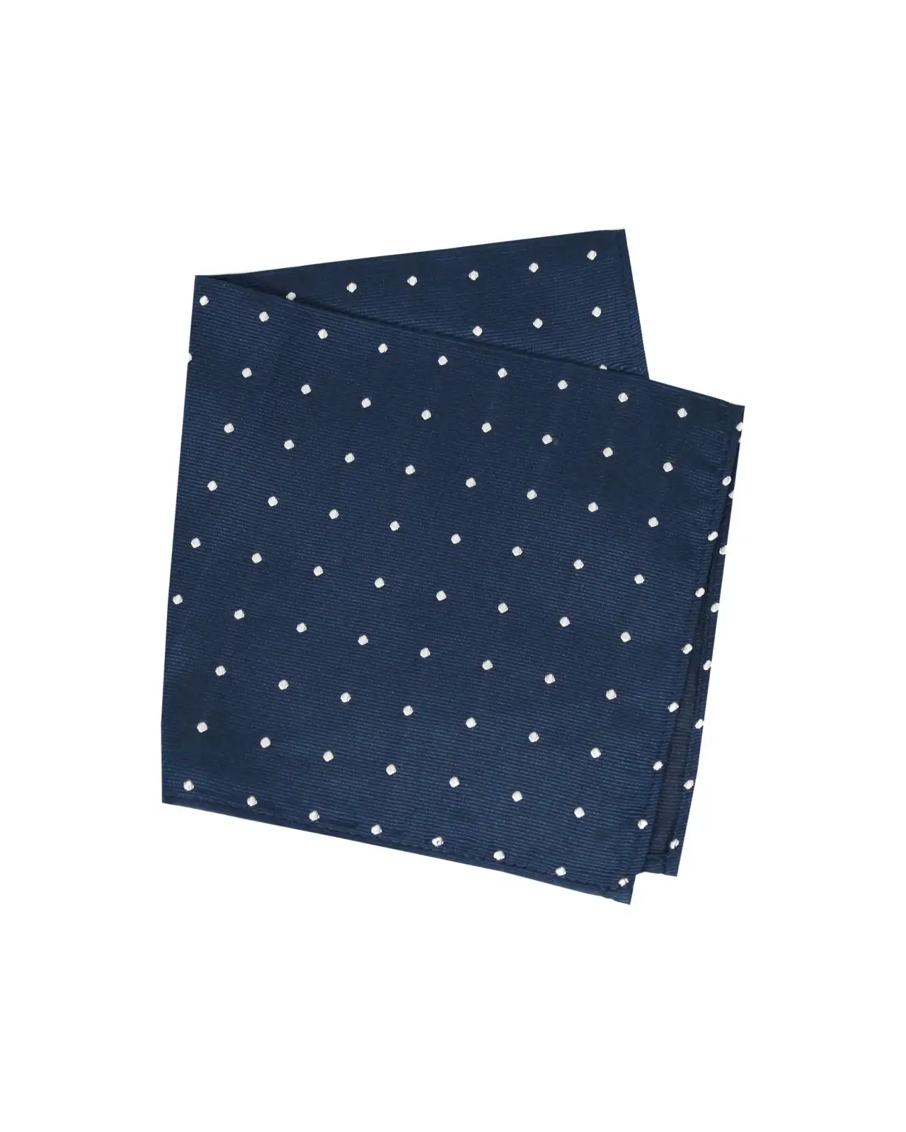 Pocket Square Soprano Ties Soprano Navy With White Polka Dots Mens Silk Pocket Square £15.00