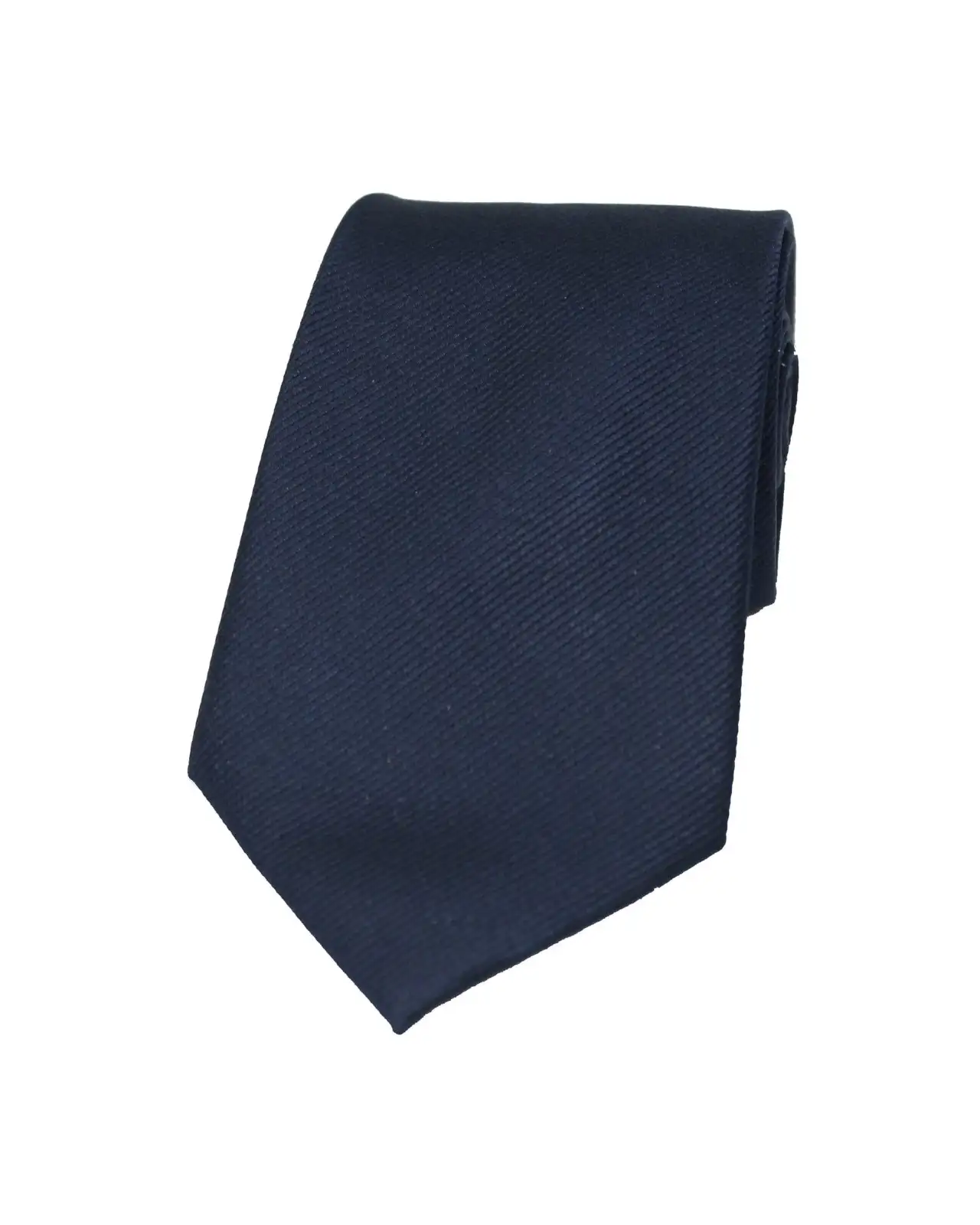 Silk Ties Soprano Ties Soprano Navy Diagonal Ribbed Plain Silk Tie £24.00