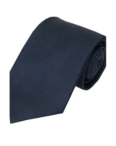 Silk Ties Soprano Ties Soprano Navy Diagonal Ribbed Plain Silk Tie £24.00