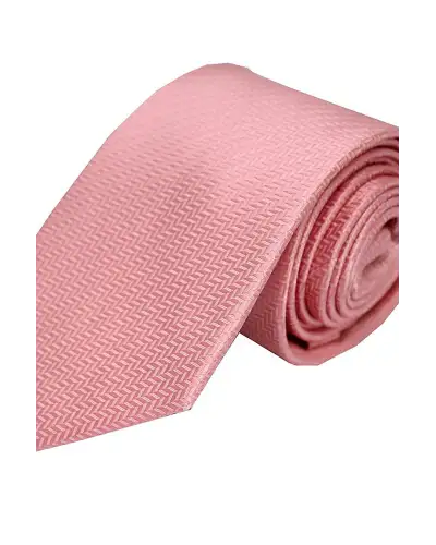 Silk Ties Soprano Ties Soprano Pink Herringbone Woven Silk Tie £24.00