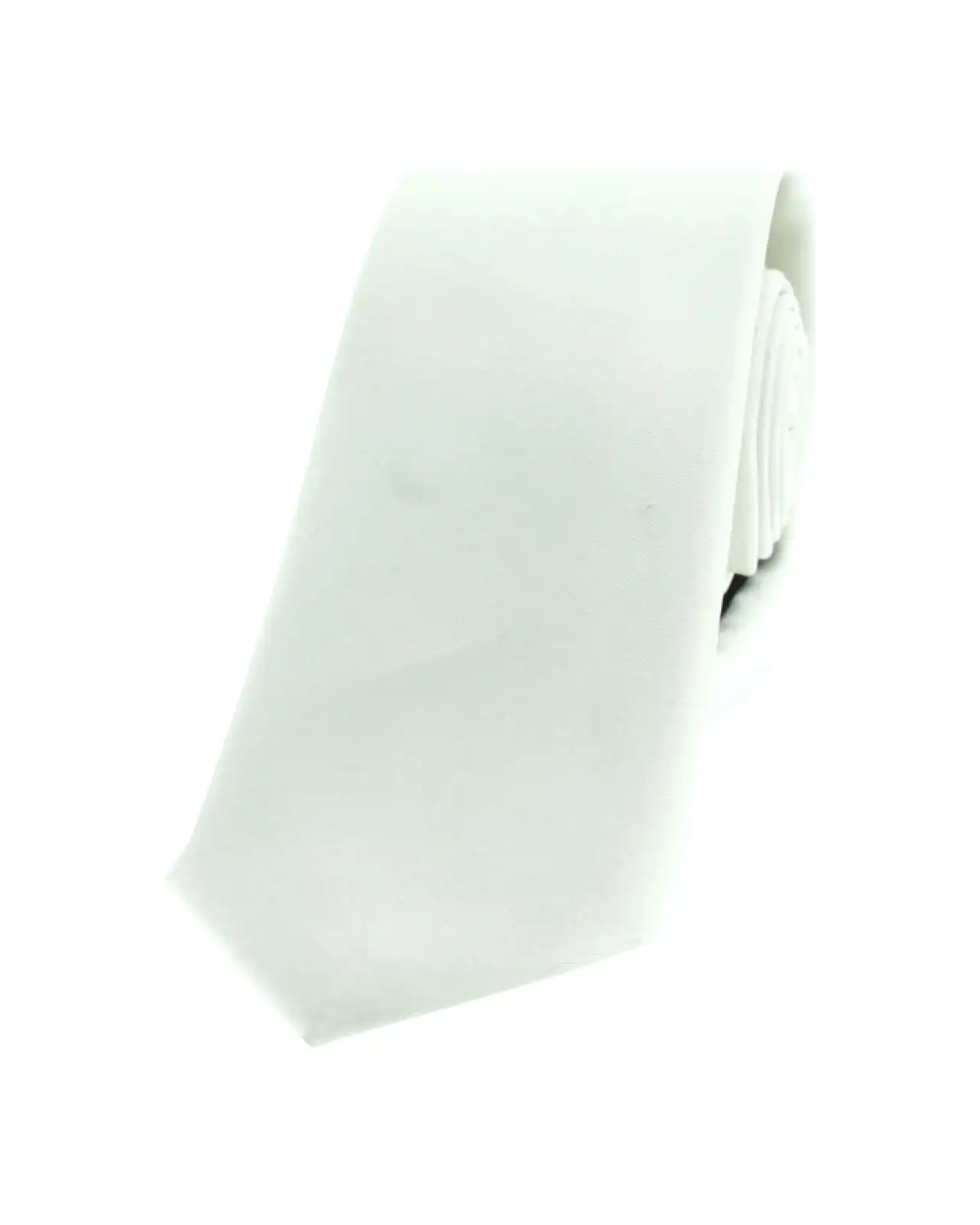 Thin Ties Soprano Ties Soprano Satin White Polyester Thin Tie £9.00