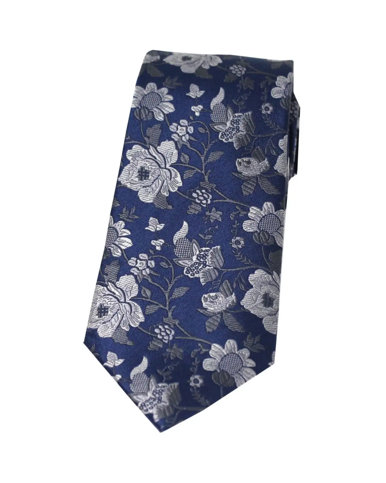Silk Ties Soprano Ties Soprano Navy Luxury Floral Silk Tie £21.00