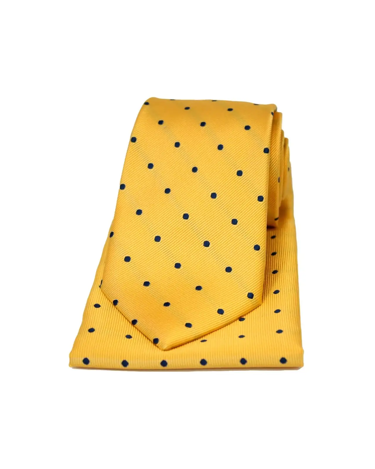 Pocket Square Soprano Ties Soprano Gold And Black Polka Dot Silk Tie And Pocket Square £34.00