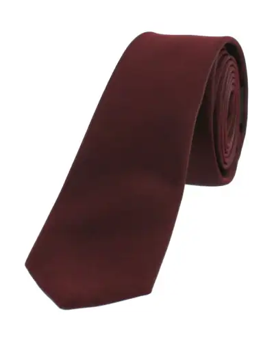 Thin Ties Soprano Ties Soprano Satin Wine Polyester Thin Tie £9.00