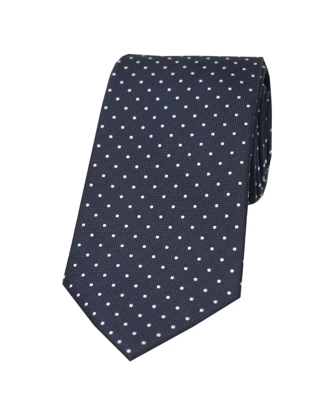 Polyester Ties Soprano Ties Soprano White Pin Dot Polyester Tie On Blue Ground £14.00