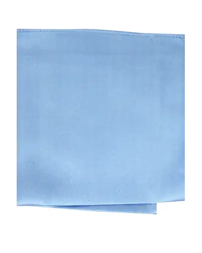 Pocket Square Soprano Ties Soprano Sky Blue Satin Silk Mens Pocket Square £15.00