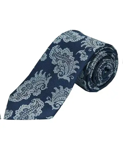 Silk Ties Soprano Ties Soprano Navy Floral Woven Silk Tie £15.00