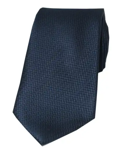 Silk Ties Soprano Ties Soprano Navy Herringbone Woven Silk Tie £24.00