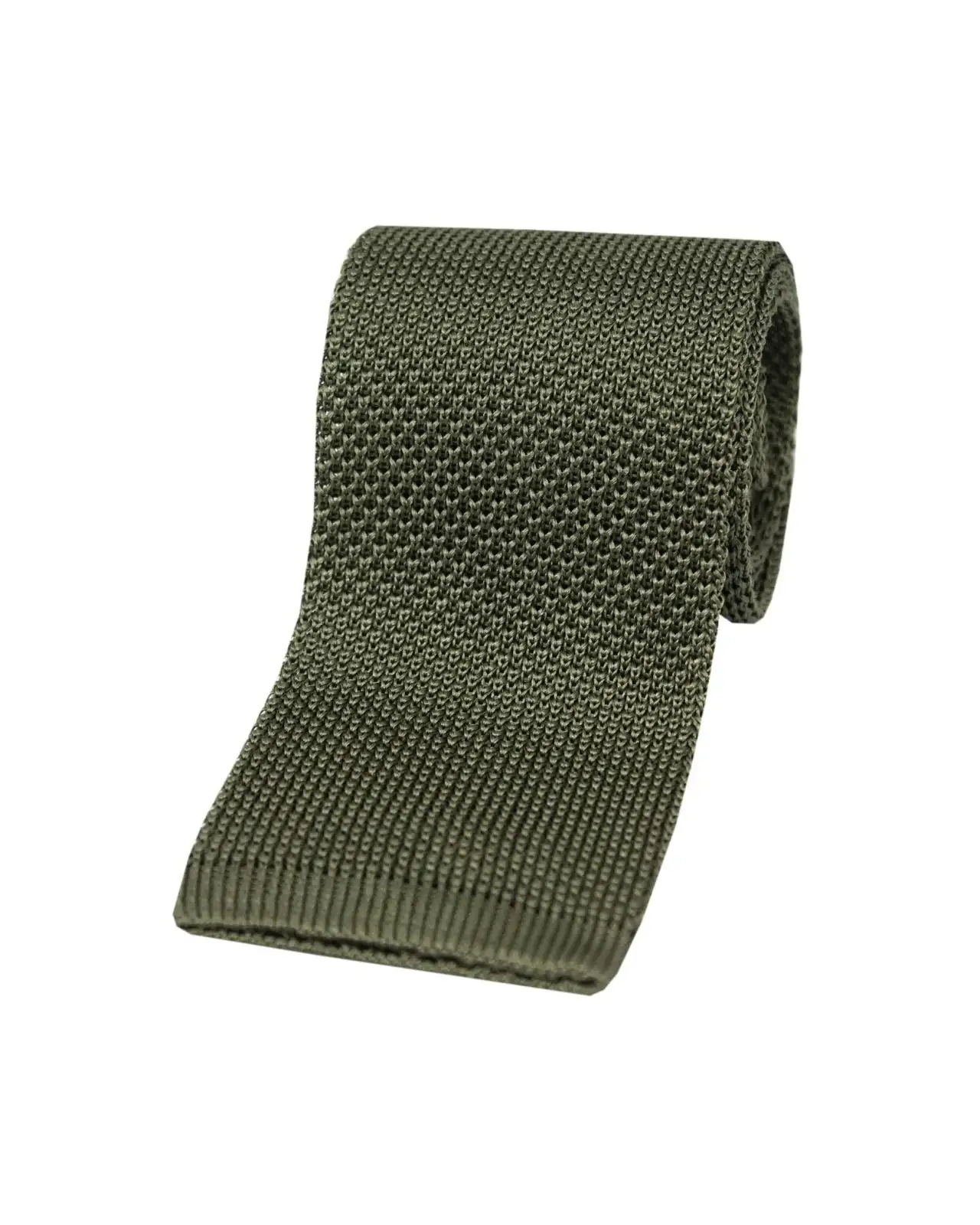 Knitted Ties Soprano Ties Soprano Olive Knitted Silk Tie £31.00