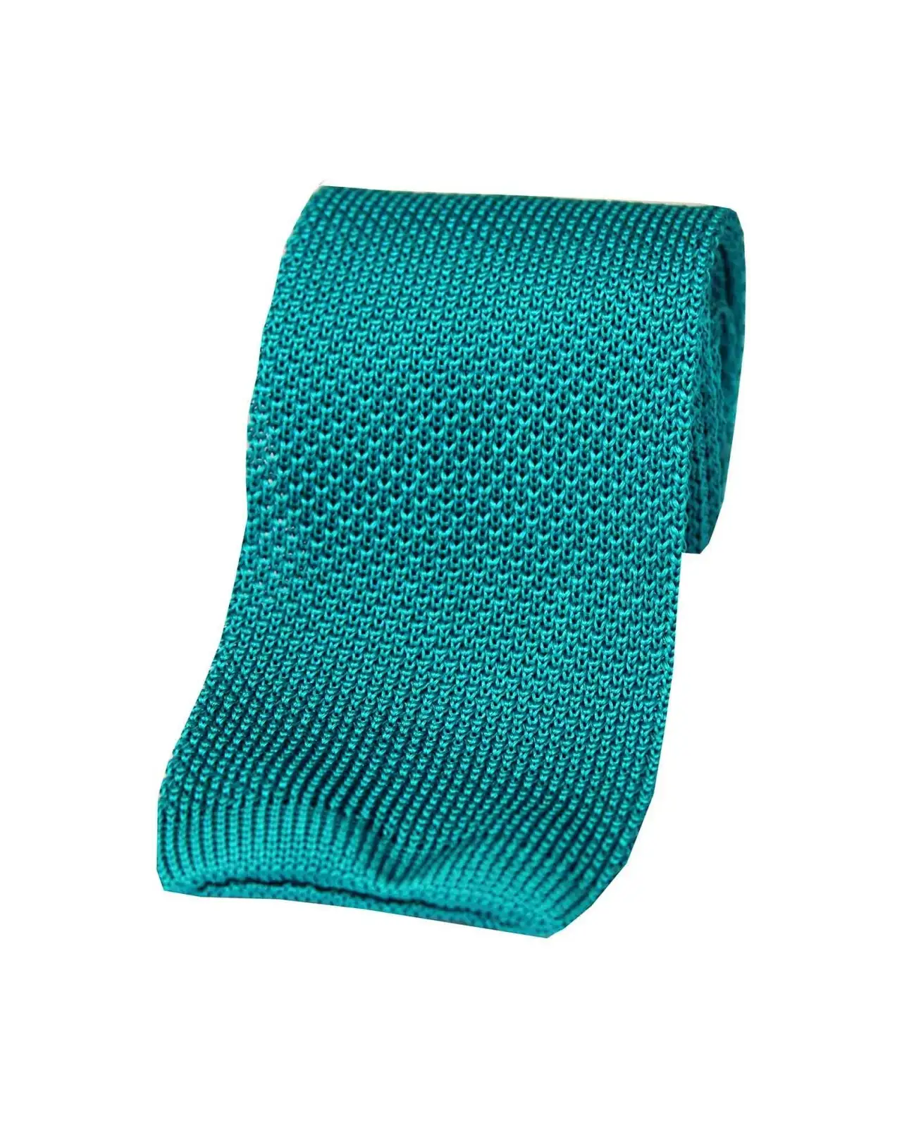 Knitted Ties Soprano Ties Soprano Turquoiseplain Knitted Silk Tie £24.00