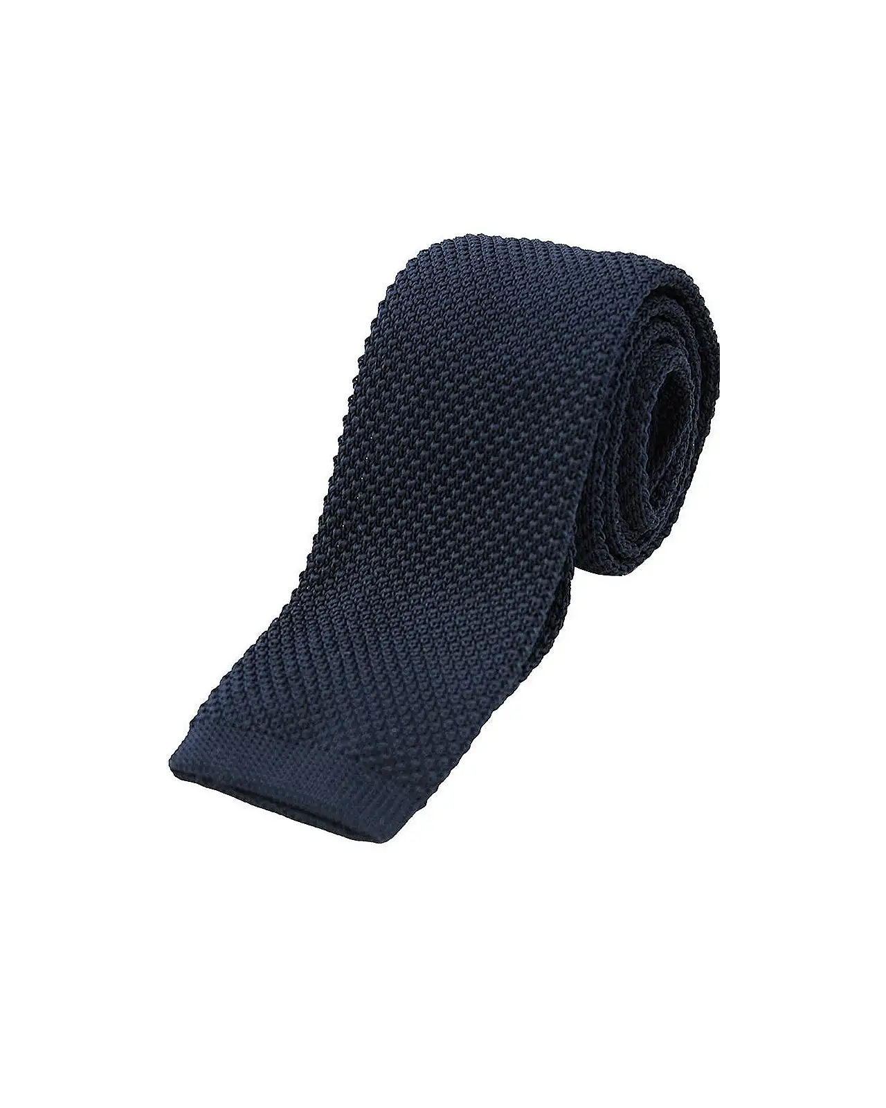 Knitted Ties Soprano Ties Soprano Navy Plain Thin Knitted Polyester Tie £23.00