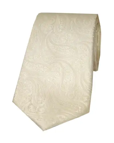 Paisley Ties Soprano Ties Soprano Ivory Classic Paisley Silk Tie £21.00