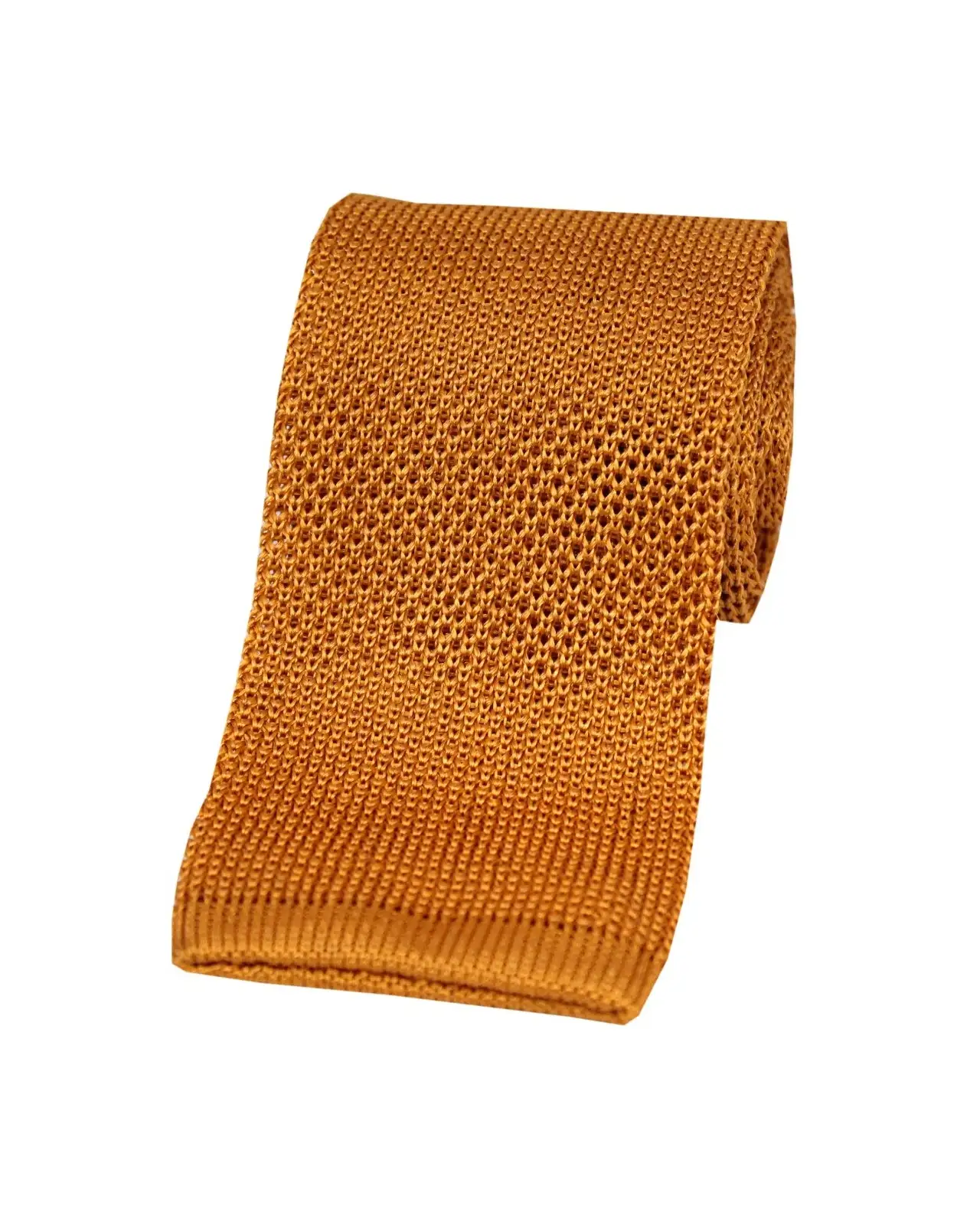 Knitted Ties Soprano Ties Soprano Burnt Orange Knitted Silk Tie £31.00