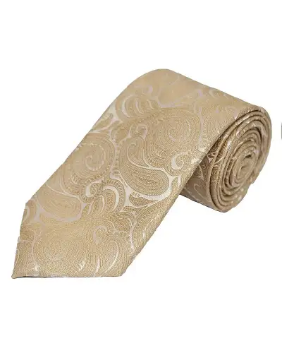 Paisley Ties Soprano Ties Soprano Beige Luxury Paisley Silk Tie £24.00