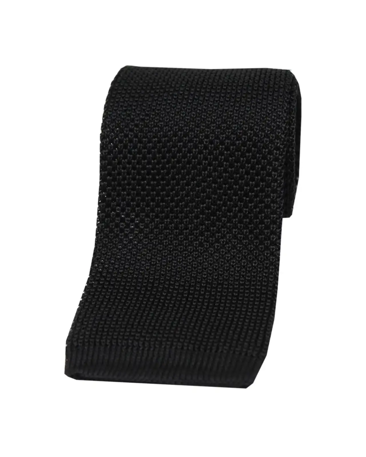 Knitted Ties Soprano Ties Soprano Black Knitted Silk Tie £31.00