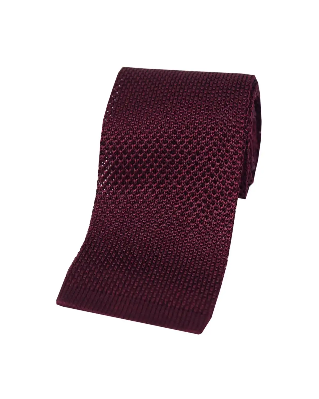 Knitted Ties Soprano Ties Soprano Wine Knitted Silk Tie £31.00