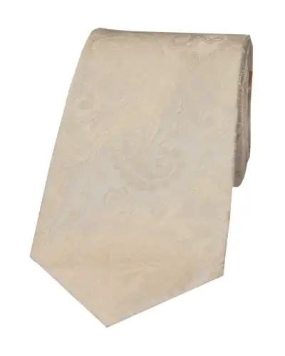 Paisley Ties Soprano Ties Soprano Ivory Paisley Luxury Silk Tie £24.00