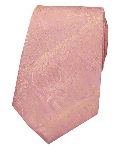Paisley Ties Soprano Ties Soprano Pink Luxury Paisley Silk Tie £15.00