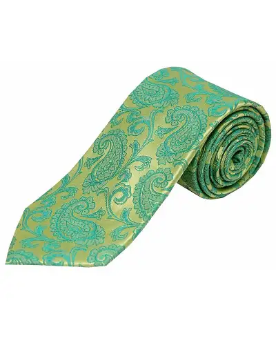 Paisley Ties Soprano Ties Soprano Jade Paisley Woven Silk Tie £14.00