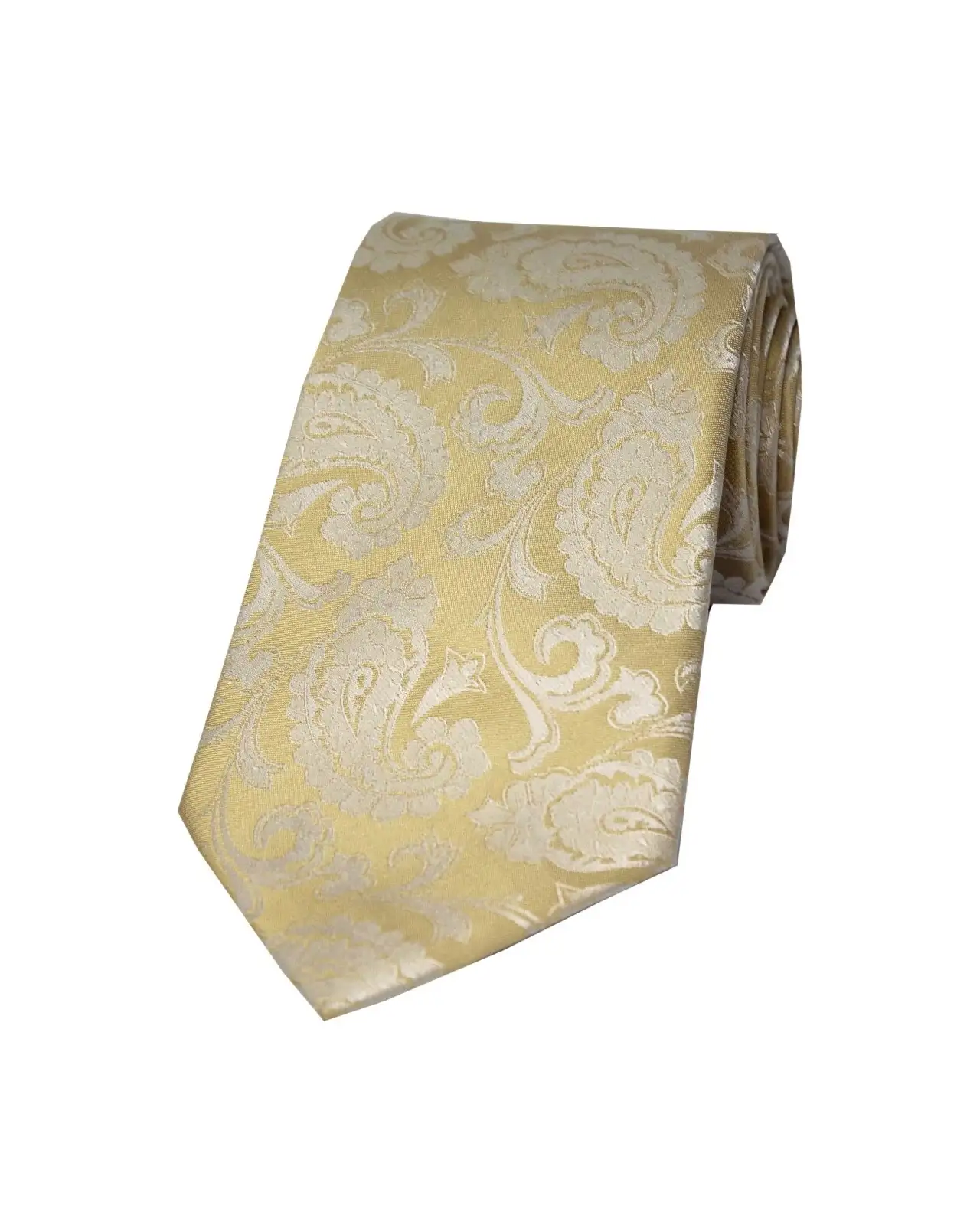 Paisley Ties Soprano Ties Soprano Wedding Gold Paisley Silk Tie £15.00